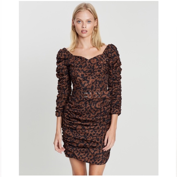 Nicholas leopard dress - size 6 - Picture 2 of 9